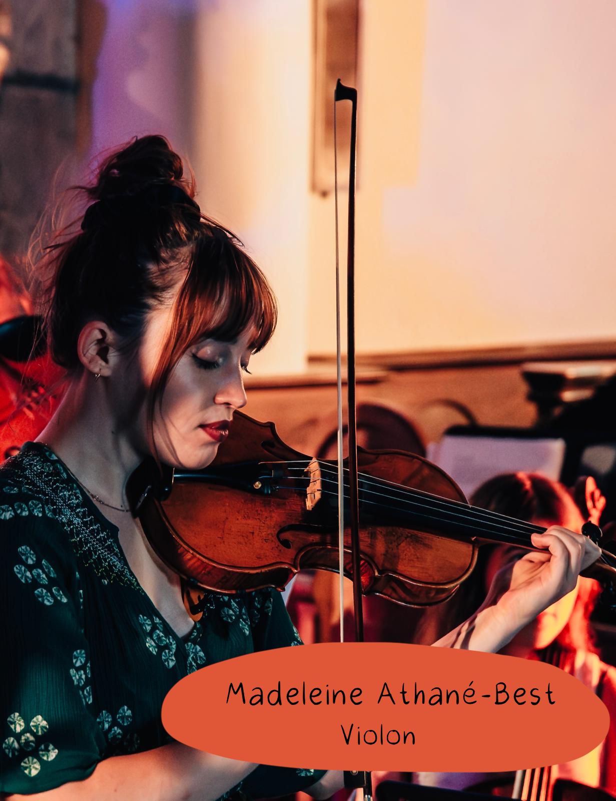 Portrait de Madeleine Athané-Best